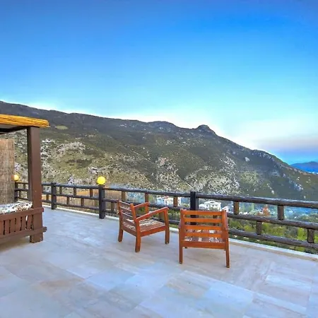 Kalkan Islamlar'da Tas Mimarili Villa-awz191 וילה קס