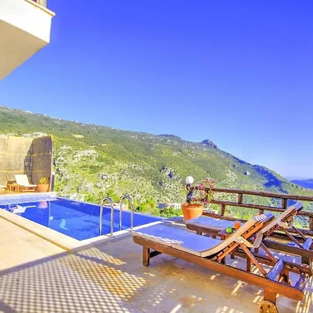 Kalkan Islamlar'da Tas Mimarili Villa-awz191 קס