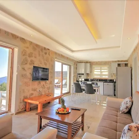 וילה Kalkan Islamlar'da Tas Mimarili Villa-awz191 *
